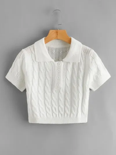 Crop Top Rajut