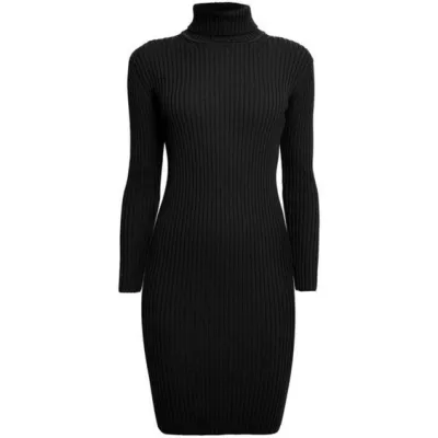 Dress Rajut Turtleneck