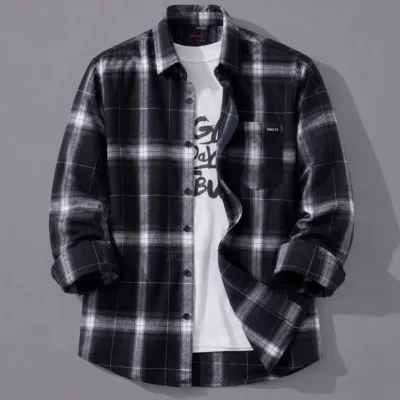 Kemeja Flanel Kotak-Kotak